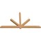 Ekena Millwork Kennewick Timber Gable Bracket, Western Red Cedar, 84"W x 45"H x 3 1/2"D x 3 1/2"F, 13/12 Pitch GBW084X45X0404KEN00SWR - alternate 4
